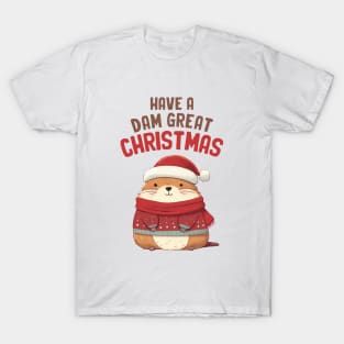 Have A Dam Great Christmas Marmot T-Shirt